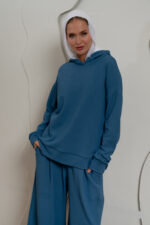 Waffle Knit Hoodie - Image 3