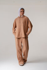 Hoodie Blouse with 2 Zipper Pockets - Image 5