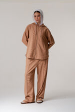 Hoodie Blouse with 2 Zipper Pockets - Image 4